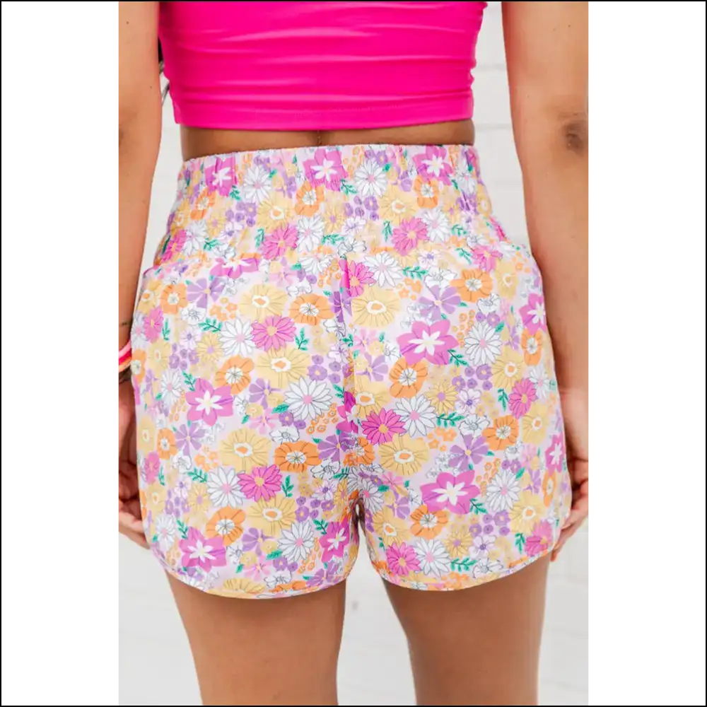 Pink Boho Floral Shorts: from ?Meh’ to Magnificent! Needful Things 🌸 - Shorts on Sale Worldwide Shipping