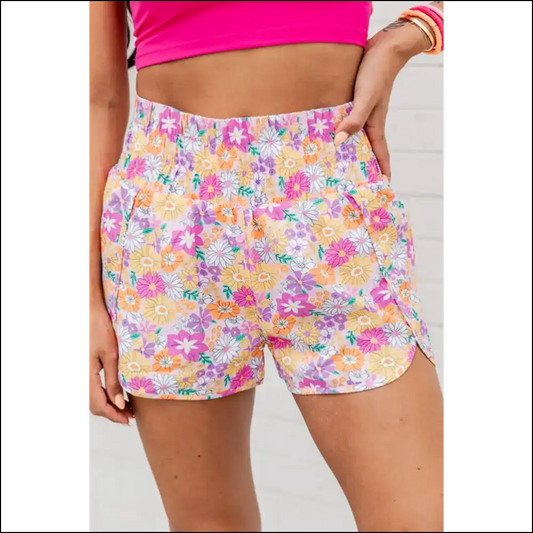 Pink Boho Floral Shorts: from ?Meh’ to Magnificent! Needful Things 🌸 - s - Shorts on Sale Worldwide Shipping