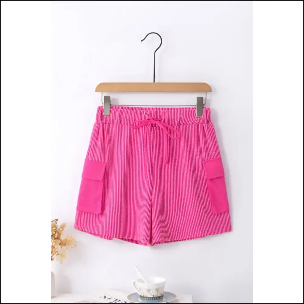 Pink Cargo Shorts: Because Pants are Overrated 💖 Needful Things - Shorts on Sale Worldwide Shipping