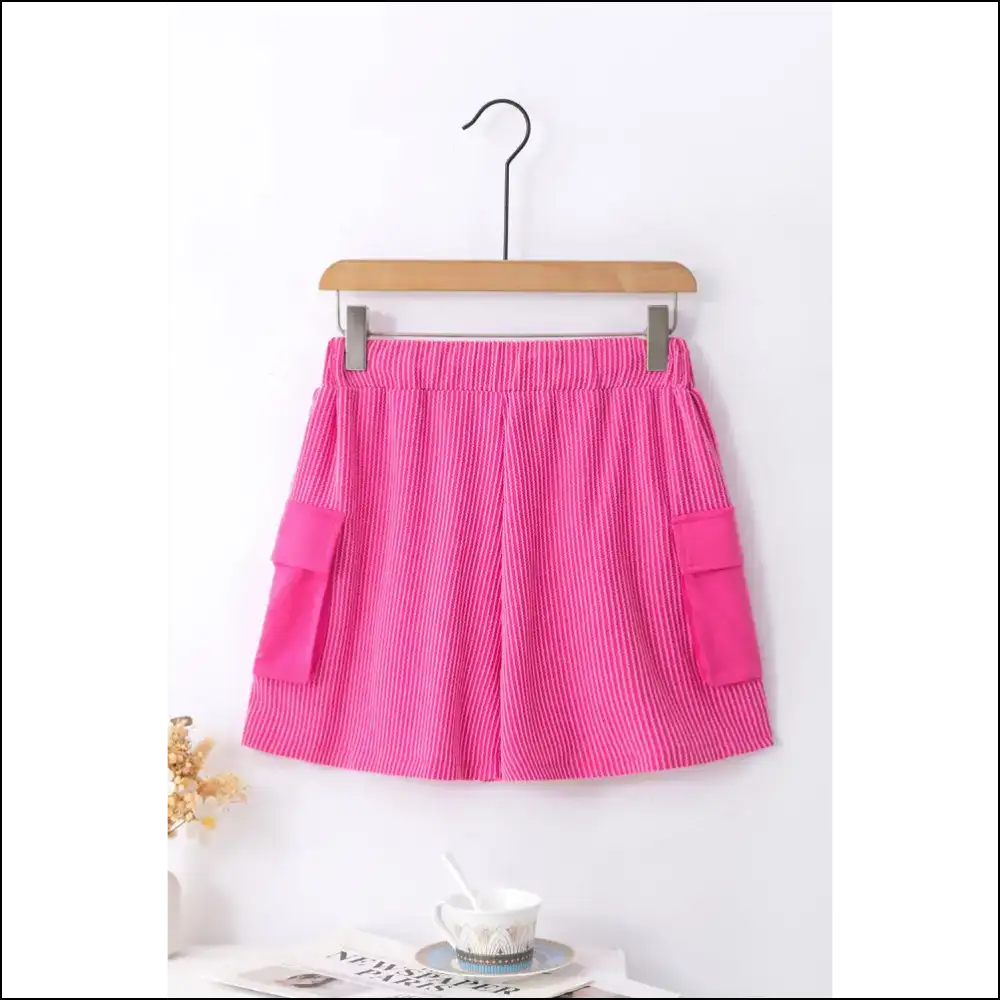 Pink Cargo Shorts: Because Pants are Overrated 💖 Needful Things - Shorts on Sale Worldwide Shipping