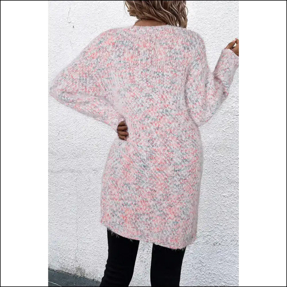 Pink Casual Open Cardigan: your Polyester Pal 💖 (needful Things) - Cardigans on Sale Worldwide Shipping