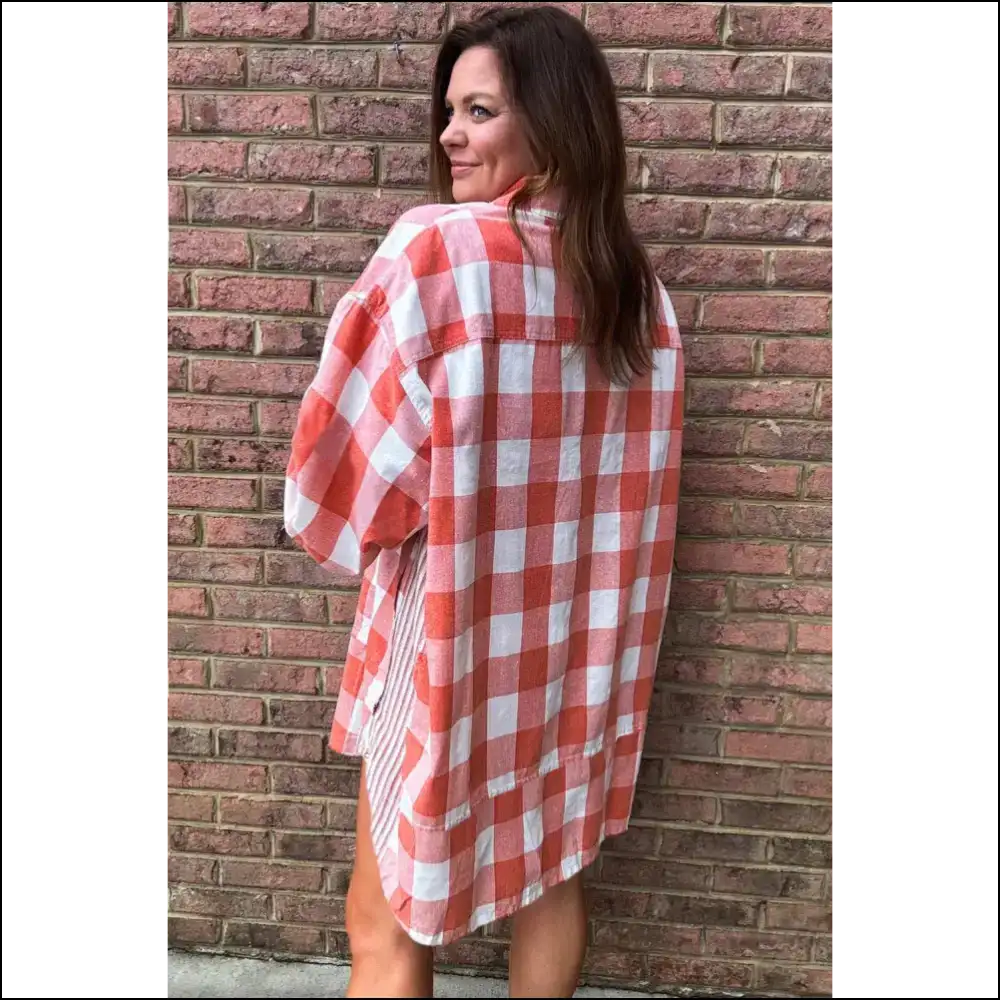 Pink Plaid Oversized Raw Hem Dress: so Cute it Hurts 💖 Needful Things - Short Dresses on Sale Worldwide Shipping