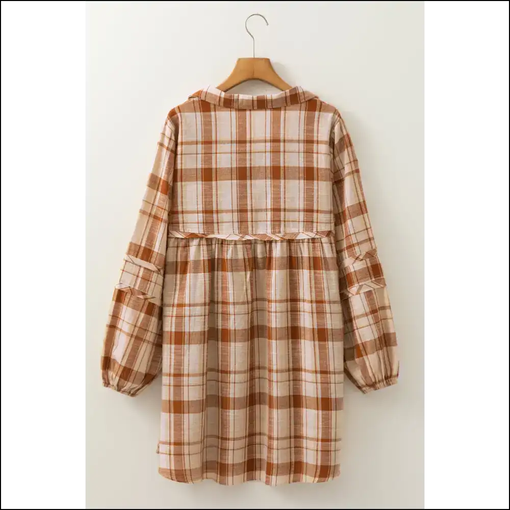 Plaid Frill Babydoll Mini: Dangerously Cute 😈 Needful Things - Short Dresses on Sale Worldwide Shipping