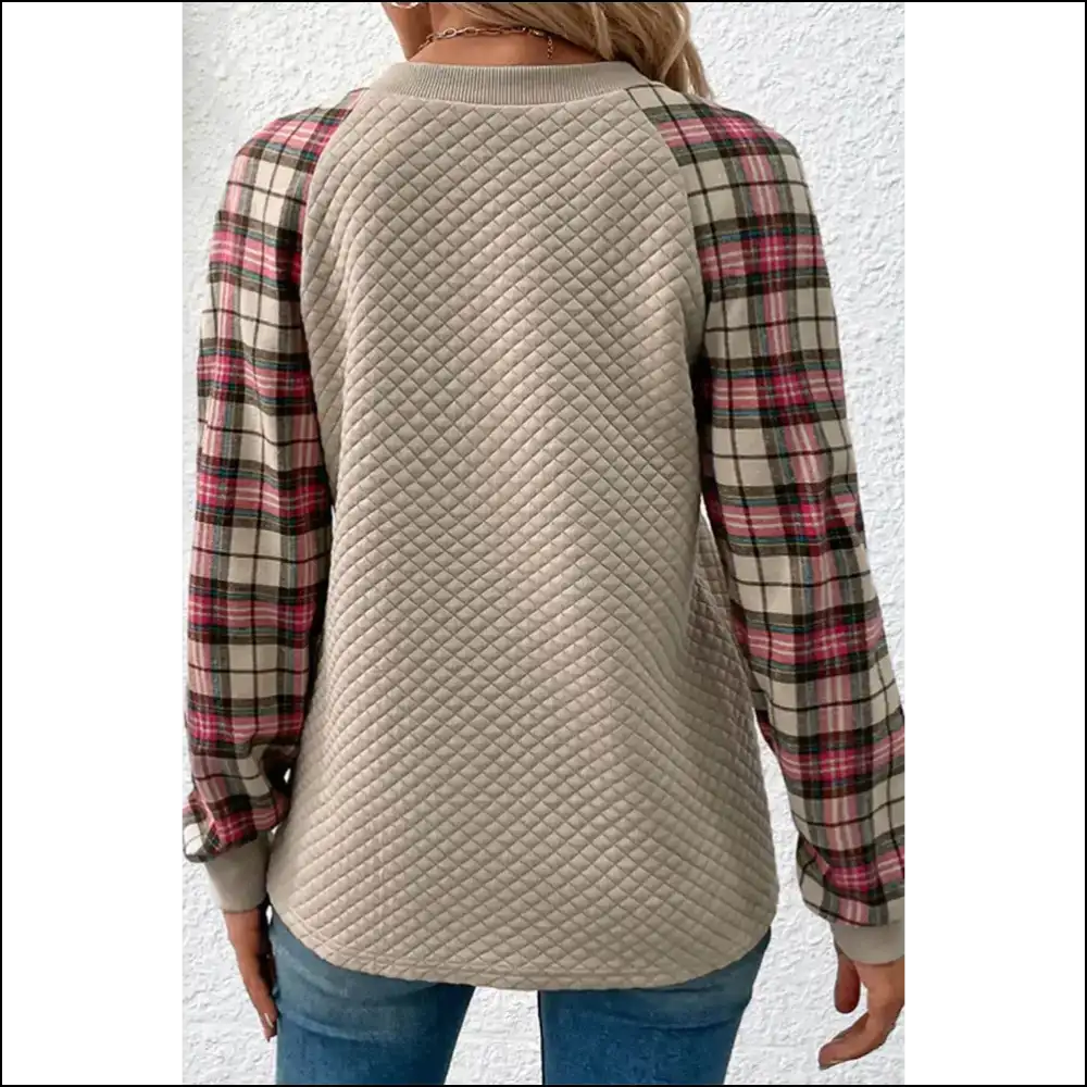 Plaid to the Bone: Curvy Size Perfection! 🤪 Trendy Women’s Clothing - Plus Tops on Sale Worldwide Shipping