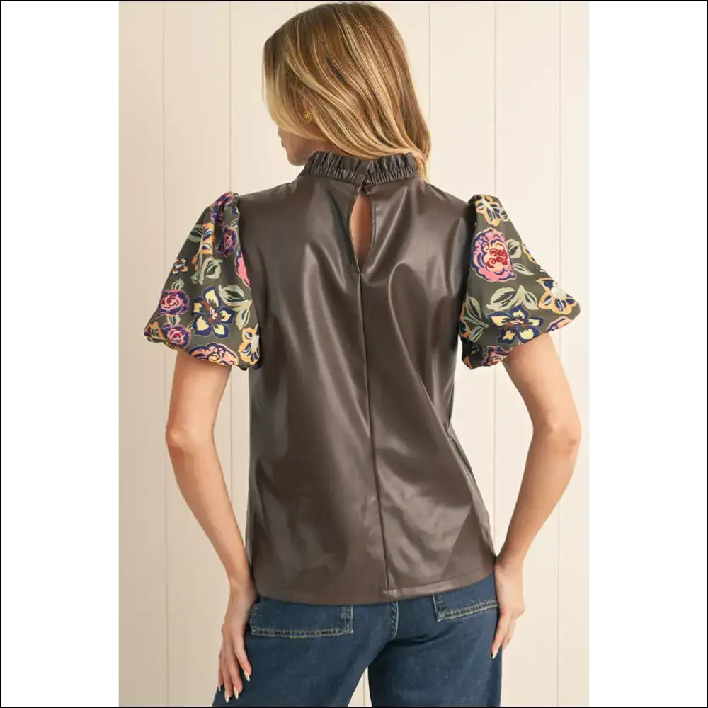 Puff Sleeve Blouse: from Wallflower to Wildflower 🌼 - Blouses on Sale Worldwide Shipping