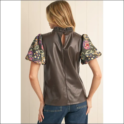 Puff Sleeve Blouse: from Wallflower to Wildflower 🌼 - Blouses on Sale Worldwide Shipping