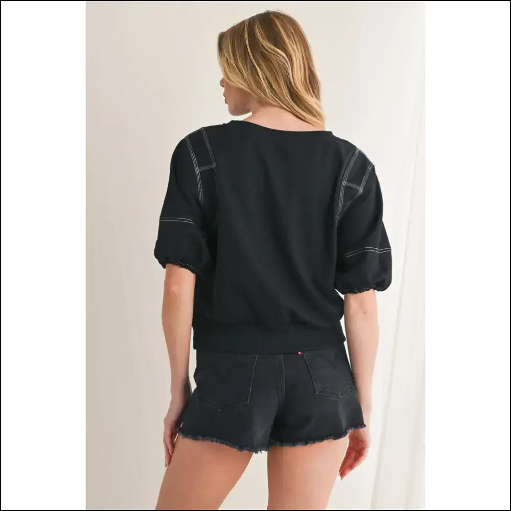 Puff Sleeve Blouse: Halfway to Fabulous 🖤 Needful Things - Blouses on Sale Worldwide Shipping