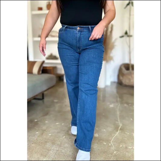 Queen of Comfort: Judy Blue High Rise Jeans Bow Down to Style 👖💙 - on Sale Worldwide Shipping