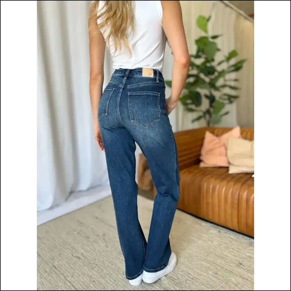 Queen of Comfort: Tummy Control Marvels for your High Rise Straight Vibes 👑💃 - Jeans on Sale Worldwide Shipping