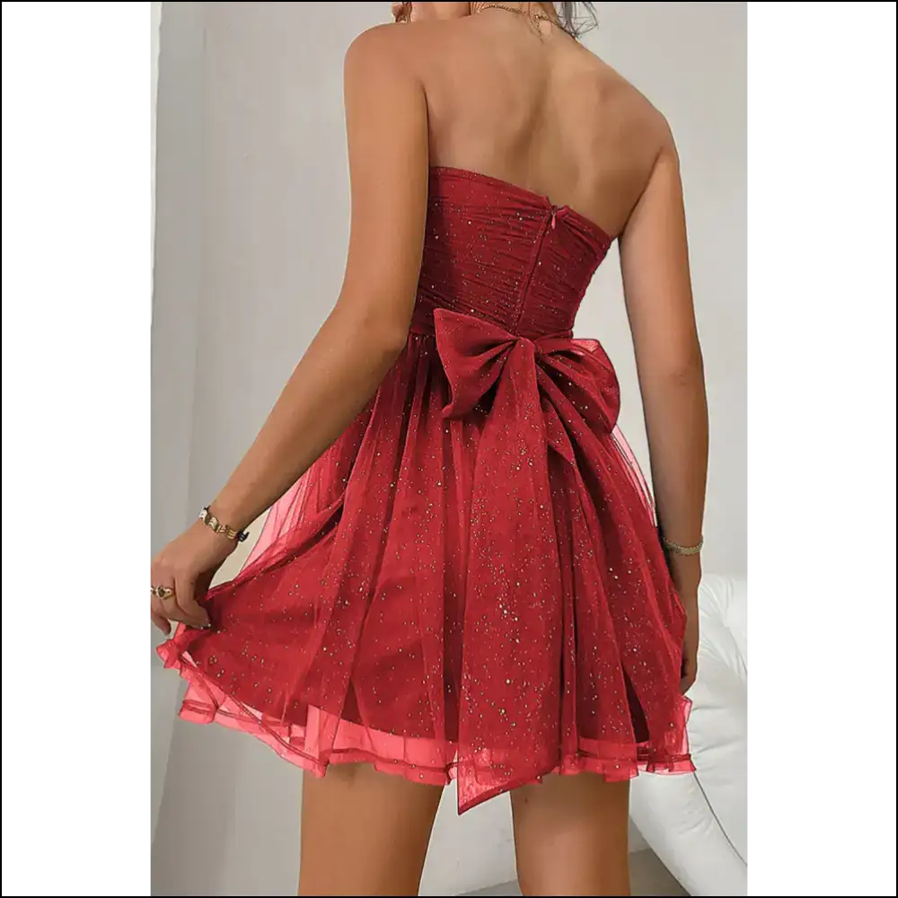 Racing Red Glitter High: my Bad Secret Weapon from Needful Things 😈 - Short Dresses on Sale Worldwide Shipping