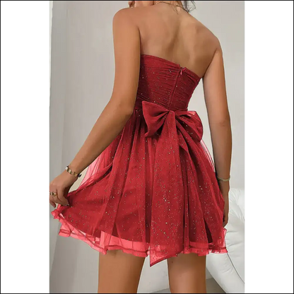 Racing Red Glitter High: my Bad Secret Weapon from Needful Things 😈 - Short Dresses on Sale Worldwide Shipping