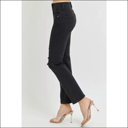 Raise your Style Game with our Fabulous High Rise Bootcut Jeans! 👖💃 - Jeans on Sale Worldwide Shipping