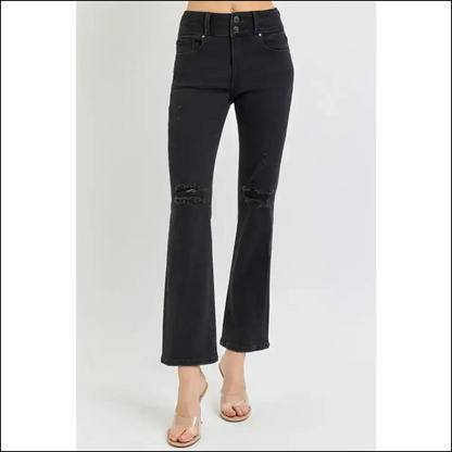 Raise your Style Game with our Fabulous High Rise Bootcut Jeans! 👖💃 - Jeans on Sale Worldwide Shipping