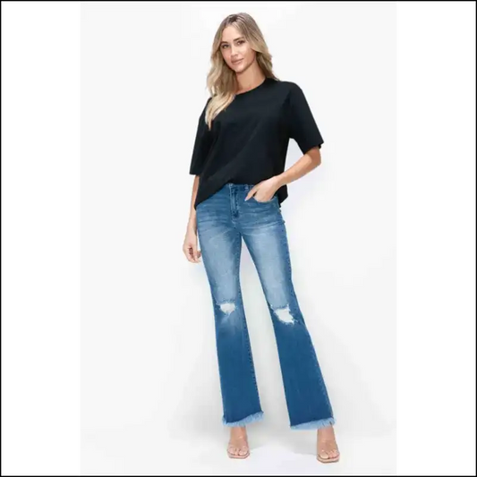 Raw Hem Revolution: Wear your Wild Side and Distress the Norm! 💥😂 - Medium / 1(25) - Jeans on Sale Worldwide Shipping