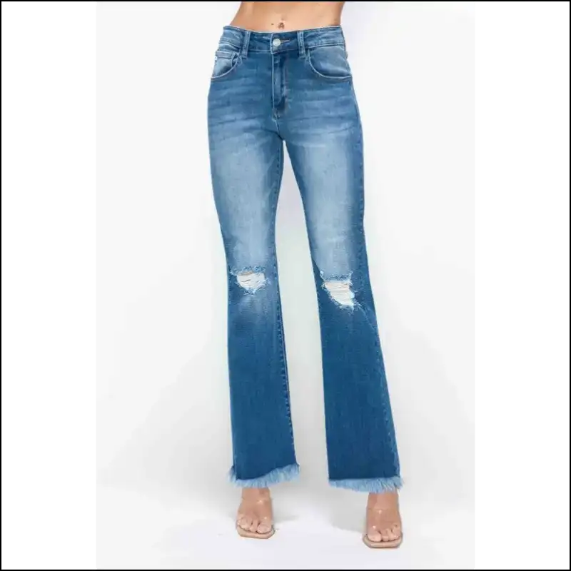 Raw Hem Revolution: Wear your Wild Side and Distress the Norm! 💥😂 - Jeans on Sale Worldwide Shipping