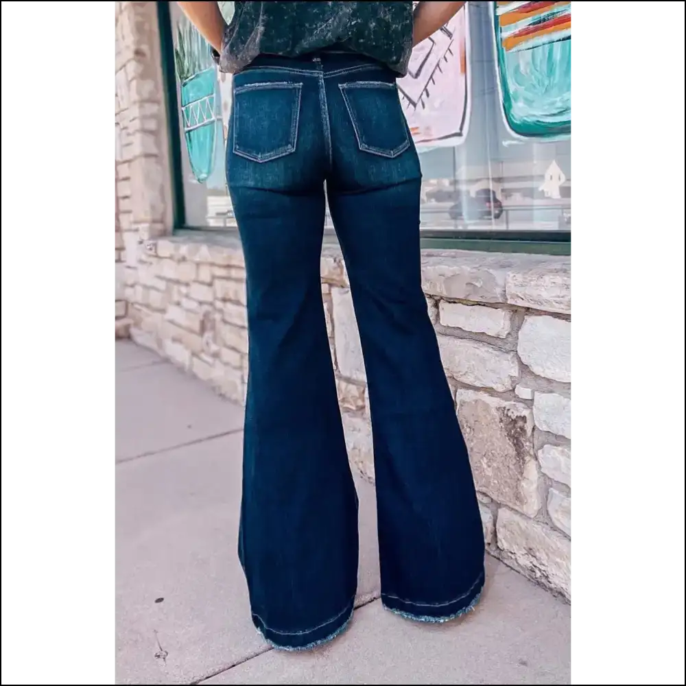Real Teal High Rise Ripped Jeans: so Comfy It’s Magical 👖✨ Needful Things - Jeans on Sale Worldwide Shipping