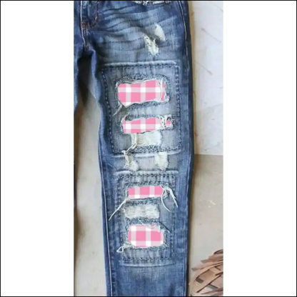 Rebel in Style: Needful Things Distressed Chic Straight Jeans 🍑💥 - on Sale Worldwide Shipping
