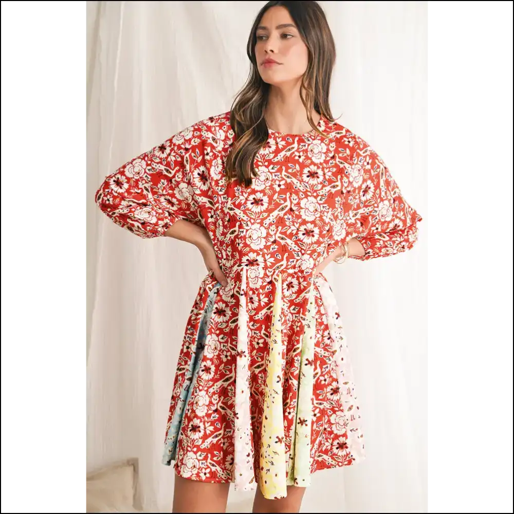 Red Boho Floral Dress: from Meh’ to Marry Me?’ 😂 Needful Things - Short Dresses on Sale Worldwide Shipping