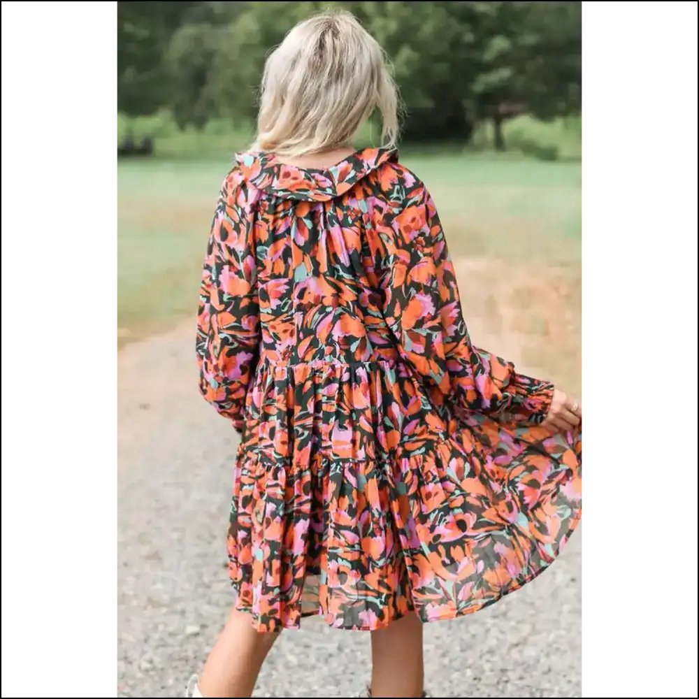 Red Boho Floral: Dressed to Frill (and Thrill!) 🌹needful Things - Short Dresses on Sale Worldwide Shipping