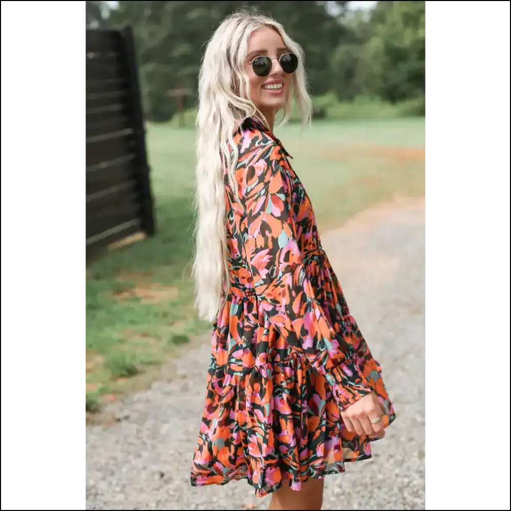 Red Boho Floral: Dressed to Frill (and Thrill!) 🌹needful Things - Short Dresses on Sale Worldwide Shipping