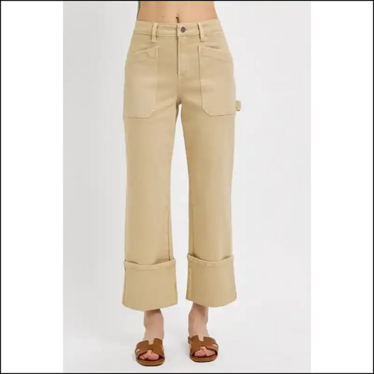 Rise Above in Style: Needful Things Risen High for the Bold! 😎👖 - Tan / 1(25) - Jeans on Sale Worldwide Shipping