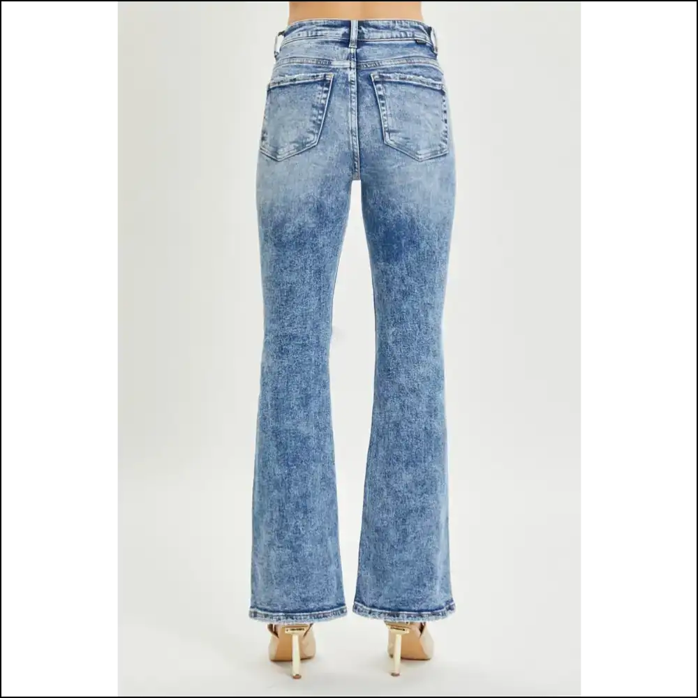 Rise to Distress: my Flare Jeans are More Risen than Hopes! 😂👖 - on Sale Worldwide Shipping