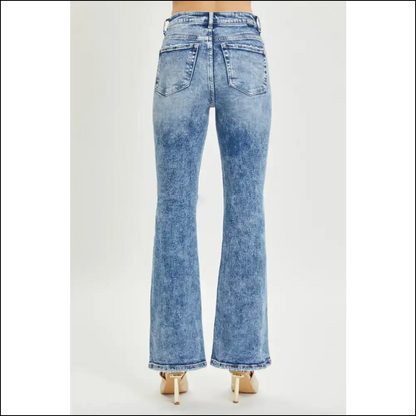 Rise to Distress: my Flare Jeans are More Risen than Hopes! 😂👖 - on Sale Worldwide Shipping