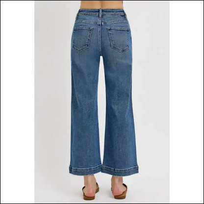 Rise to New Heights: Meet your Fashion Bffs – the Risen High Crop Jeans! 😂🎉 - Jeans on Sale Worldwide Shipping