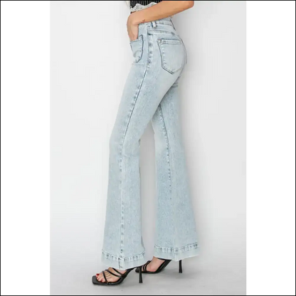 Rise Up & Flare Out: your New Best Friend in Risen High Jeans! 😂👖 - Jeans on Sale Worldwide Shipping