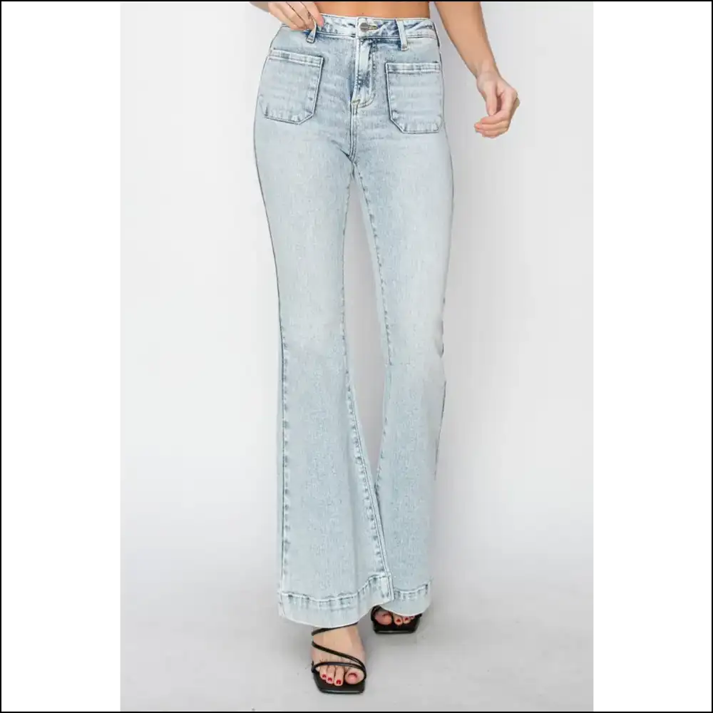 Rise Up & Flare Out: your New Best Friend in Risen High Jeans! 😂👖 - Jeans on Sale Worldwide Shipping
