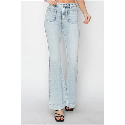 Rise Up & Flare Out: your New Best Friend in Risen High Jeans! 😂👖 - Jeans on Sale Worldwide Shipping