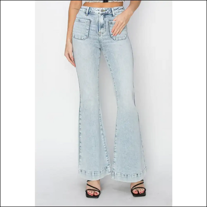 Rise Up & Flare Out: your New Best Friend in Risen High Jeans! 😂👖 - Jeans on Sale Worldwide Shipping
