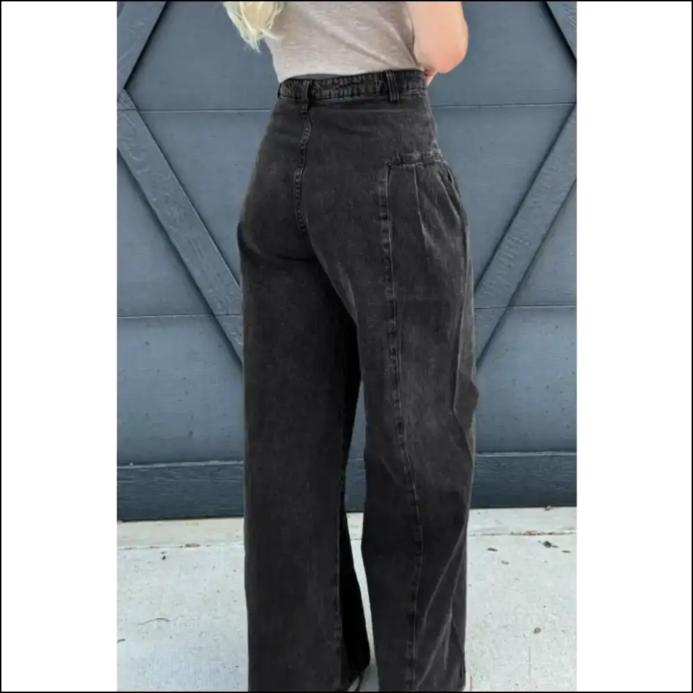 Rise Wide Leg Jeans: Love at First Heartbreak the Waist! 😜 - Jeans on Sale Worldwide Shipping