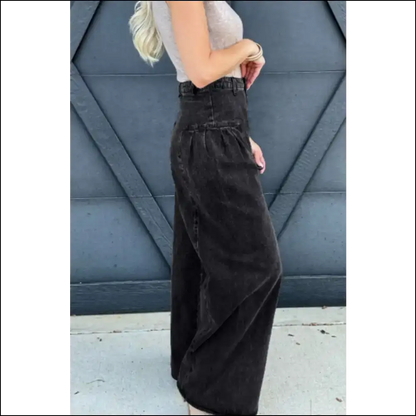Rise Wide Leg Jeans: Love at First Heartbreak the Waist! 😜 - Jeans on Sale Worldwide Shipping