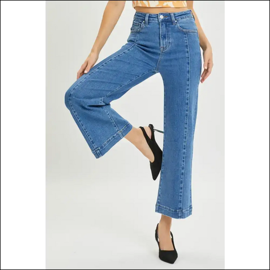 Rise Wide Leg Jeans: where Style Meets Comfort and your Inner Goddess Awakes 💃✨ - Medium / 3xl - Jeans on Sale Worldwide Shipping
