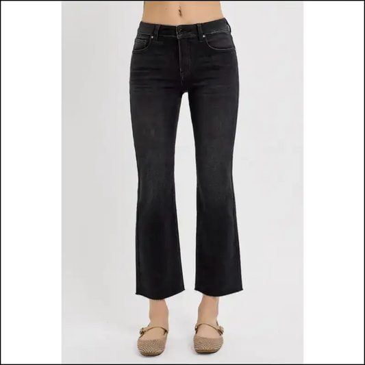 Risen Tummy Control Jeans: your Curves’ New Best Friend - no Muffin Tops Allowed 🍑 - Black / 1(25) - Jeans on Sale Worldwide Shipping