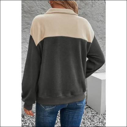 Rock the Perfee Color Block Hoodie: Fashion so Good Even your Couch Complains! 😄✨ - Sweatshirts & Hoodies on Sale Worldwide Shipping