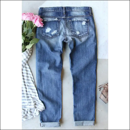 Rock your Bones in Style with Needful Things Distressed Skeleton Pattern Jeans! 💀👖 - Jeans on Sale Worldwide Shipping