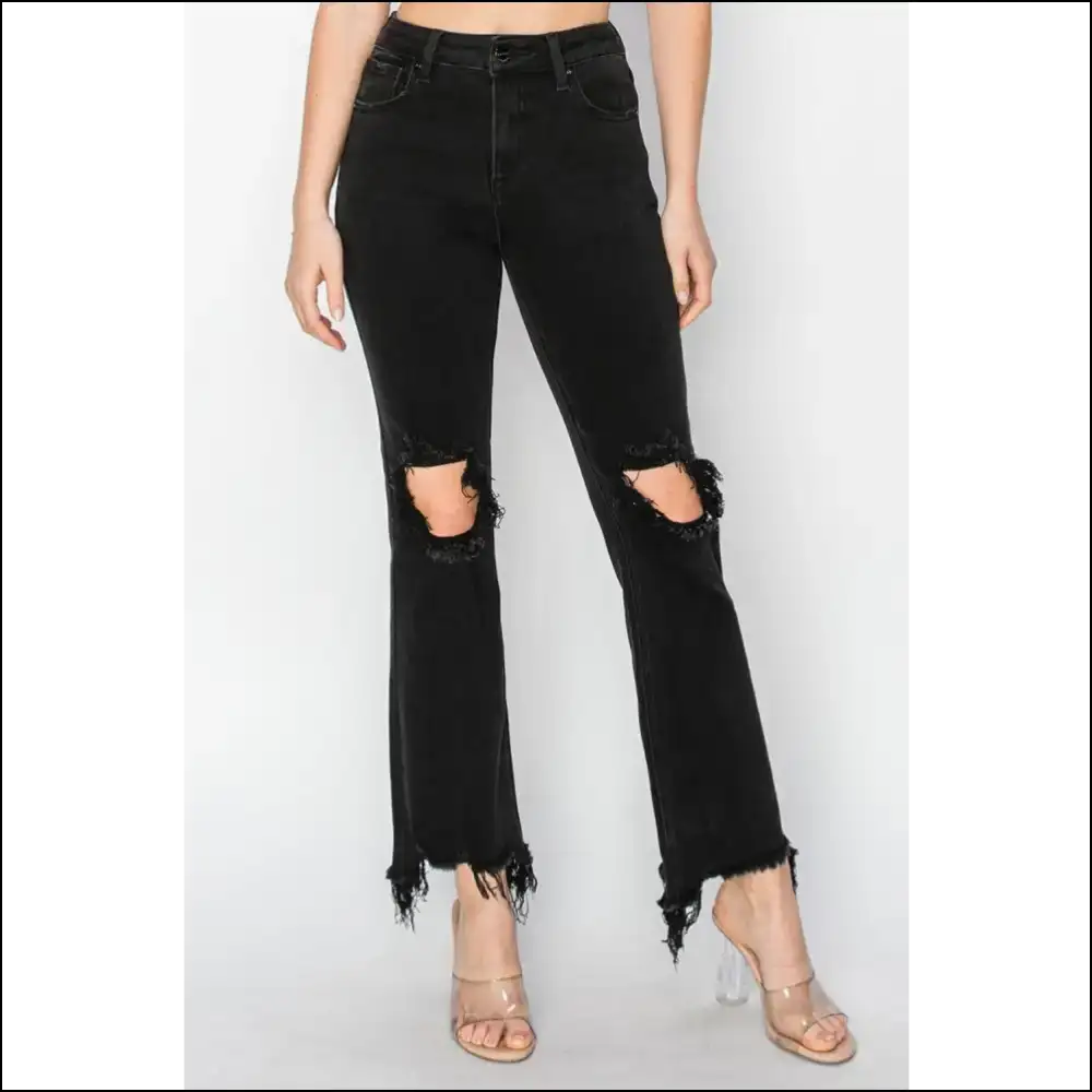 Rock your Raw Hem Journey with Needful Things Distressed Besties! 😂👖 - Jeans on Sale Worldwide Shipping