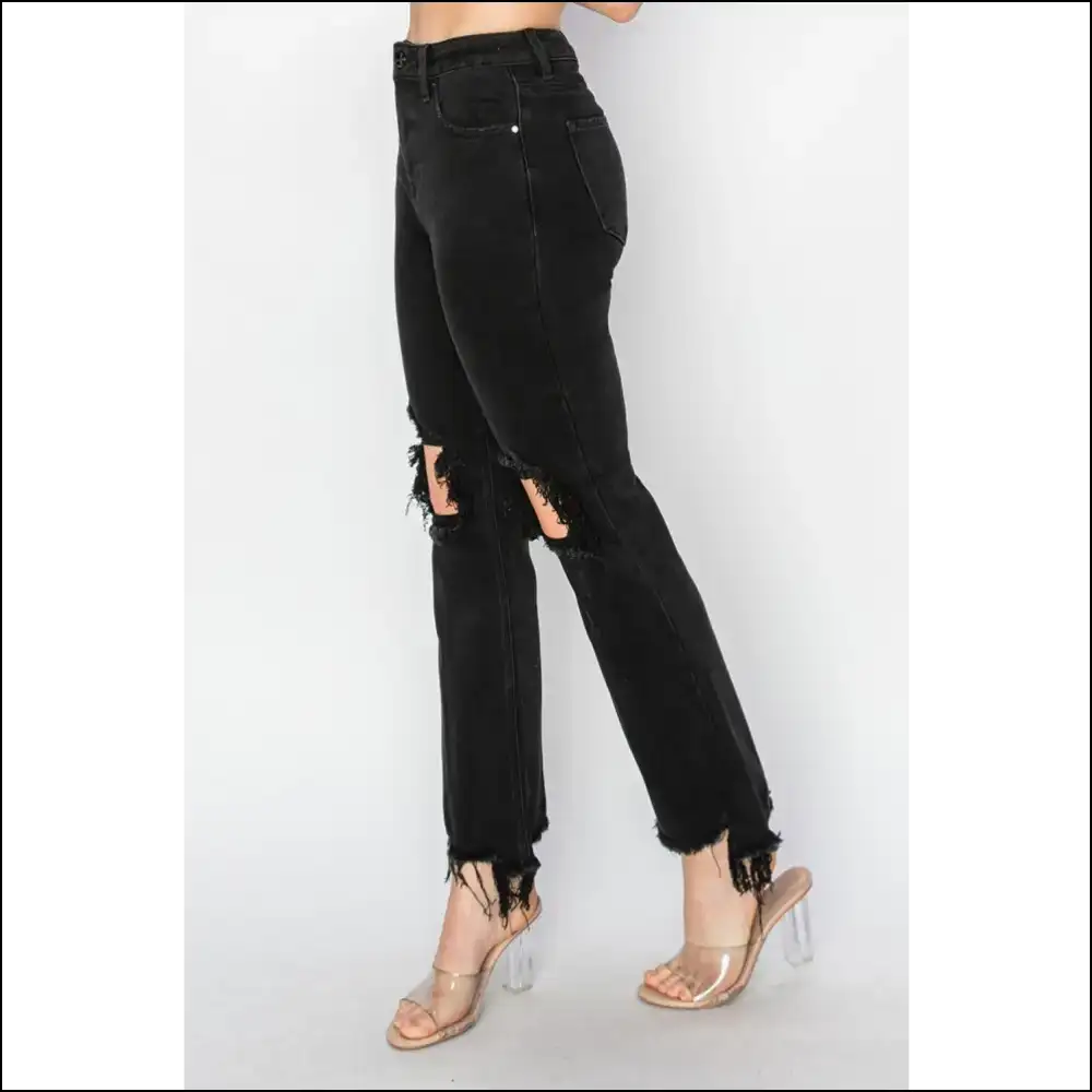 Rock your Raw Hem Journey with Needful Things Distressed Besties! 😂👖 - Jeans on Sale Worldwide Shipping