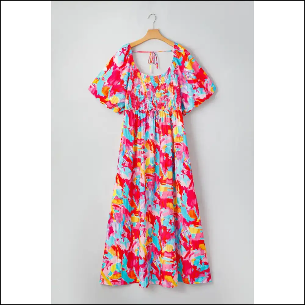 Rose Abstract Size Dress: Curves Ahead Hotness! 🌹 Needful Things - Plus Dresses on Sale Worldwide Shipping