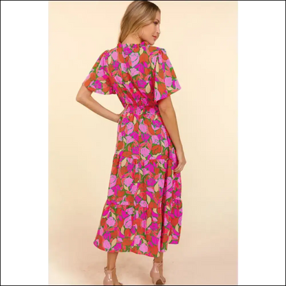 Rose Floral Flounce: Garden Party Goddess 🌹 Needful Things - Maxi Dresses on Sale Worldwide Shipping