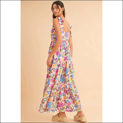 Rose Red Striped Maxi Dress: Dress to Frill! 🌹 Needful Things Approved - Dresses on Sale Worldwide Shipping
