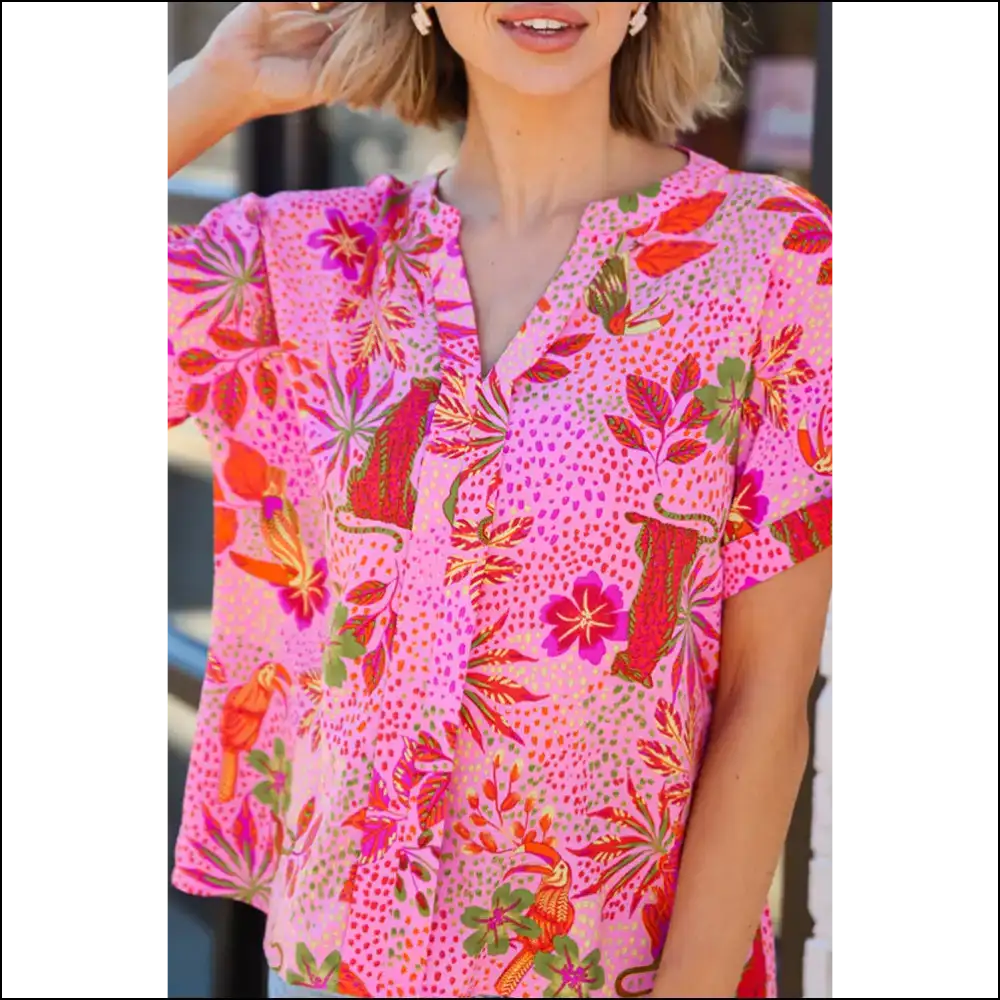 Rose Spotted Jungle: where did i Park my Leopard? Needful Things 🐆🌹 - s - Blouses on Sale Worldwide Shipping