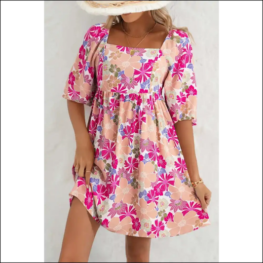 Rose Summer Floral Dress: Slay not just Looks 🌹 Needful Things - s - Short Dresses on Sale Worldwide Shipping
