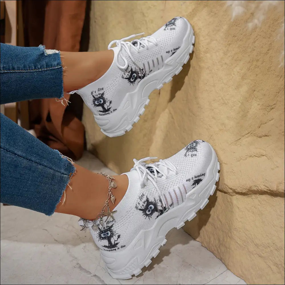 Round Toe Platform Athletic Shoes - on Sale Worldwide Shipping