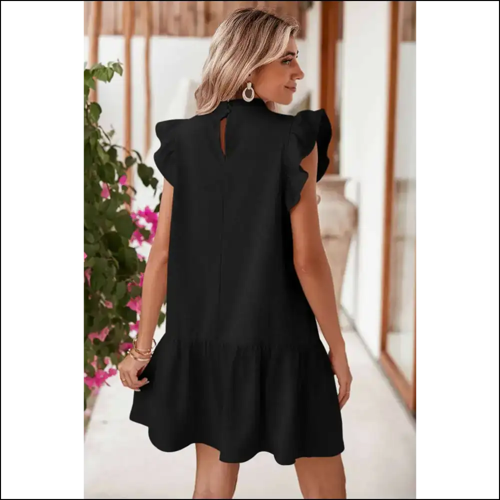 Ruffle Hem Mini Dress: so Soft It’s Practically Illegal! 😈 Needful Things - Short Dresses on Sale Worldwide Shipping