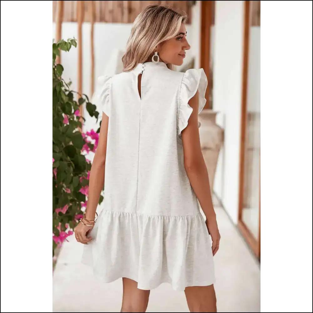 Ruffle Hem Mini Dress: so Soft It’s Practically Illegal! 😈 Needful Things - Short Dresses on Sale Worldwide Shipping