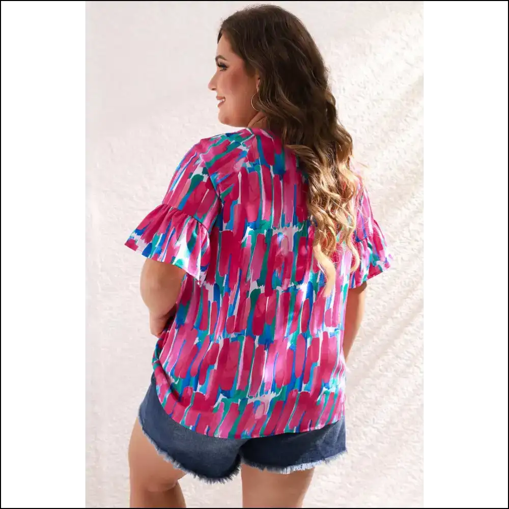 Ruffle Sleeve: from Blouse to Blessed!🌹needful Things - Plus Size Tops on Sale Worldwide Shipping