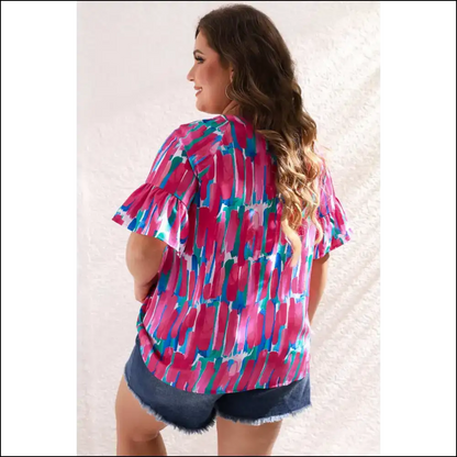 Ruffle Sleeve: from Blouse to Blessed!🌹needful Things - Plus Size Tops on Sale Worldwide Shipping